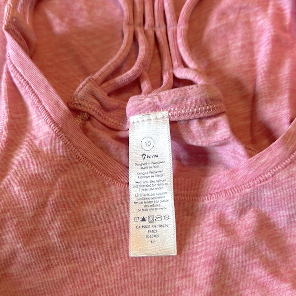 Ivivva Racerback Tank - Size 10 - Picture 5 of 5